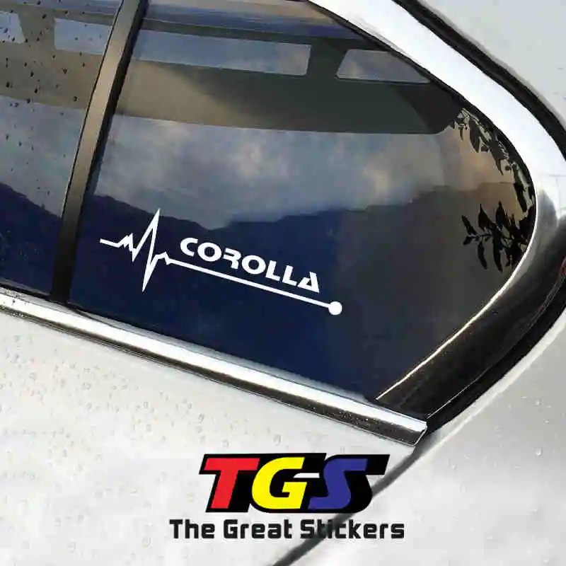 Наклейка на дверь автомобиля с сердечком Стайлинг украшение для дверей toyota corolla