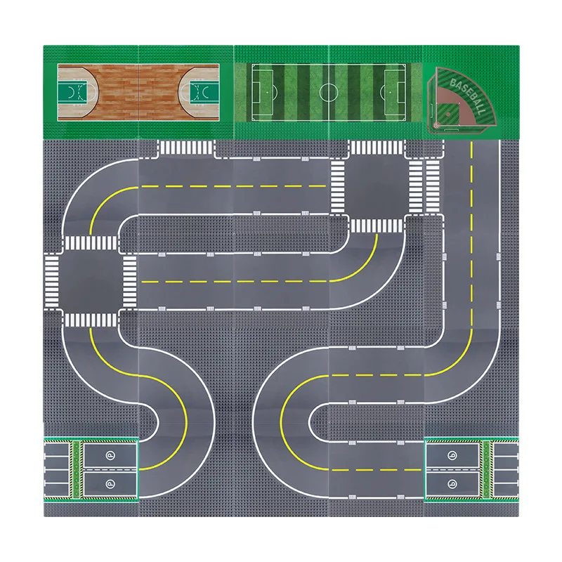 32*32 Dots Classic Blocks Baseplate City Road Street Base Plates DIY Basketball Board Building Construction Toys | Игрушки и хобби