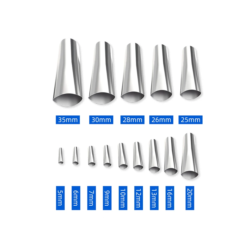 

14Pcs Caulking Nozzles Stainless Steel Caulk Nozzles Applicator Caulking Finishers Reusable Sealant Finishing Tool