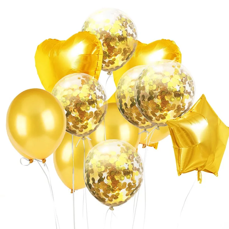 40-дюймовый воздушный шар из фольги с золотыми цифрами украшение для дня рождения