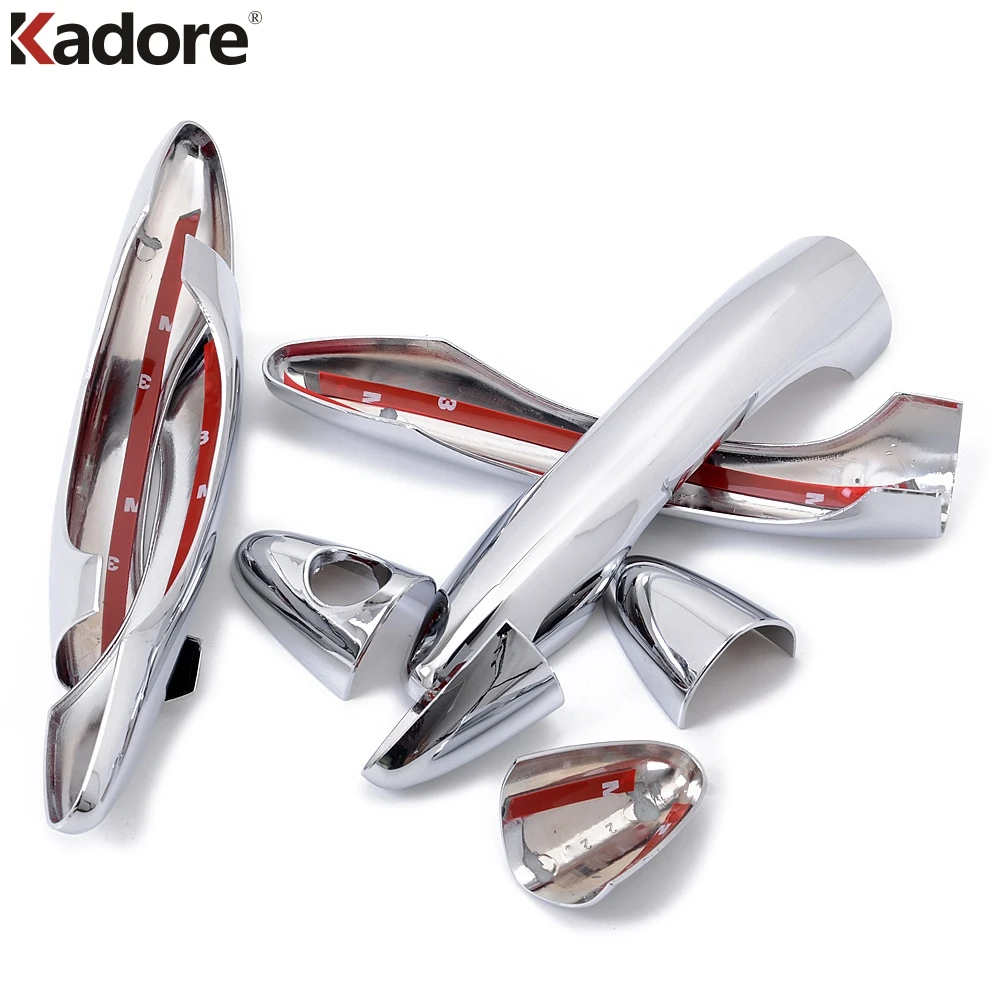 Для KIA K5 Оптима 2011 2012 2013 2014 2015 ABS Chrome Боковая дверь ручки крышки обрезки Чехлы Стикеры автомобиля Средства для