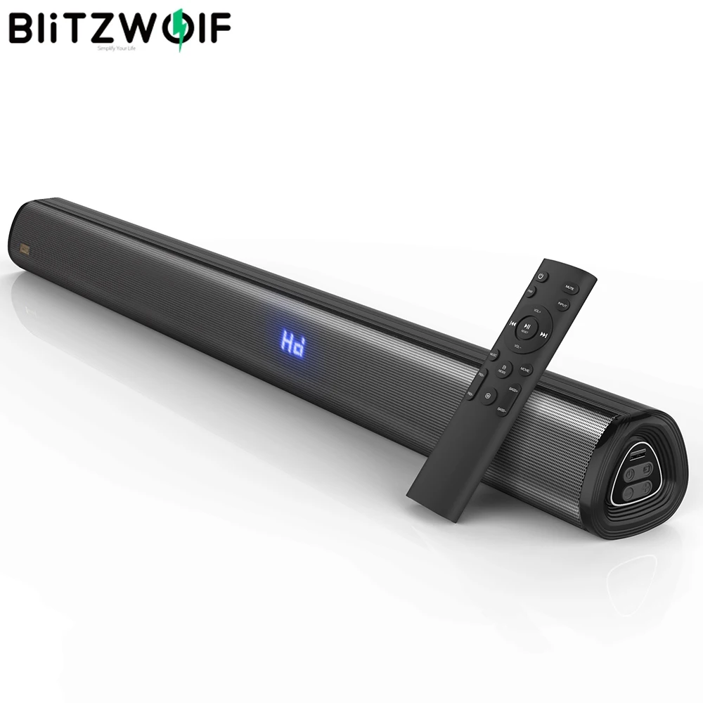 BlitzWolf BW SDB1 Pro звуковая панель ТВ динамик 35 дюймов bluetooth V5.0 с выходом 60 Вт 2 0 каналов