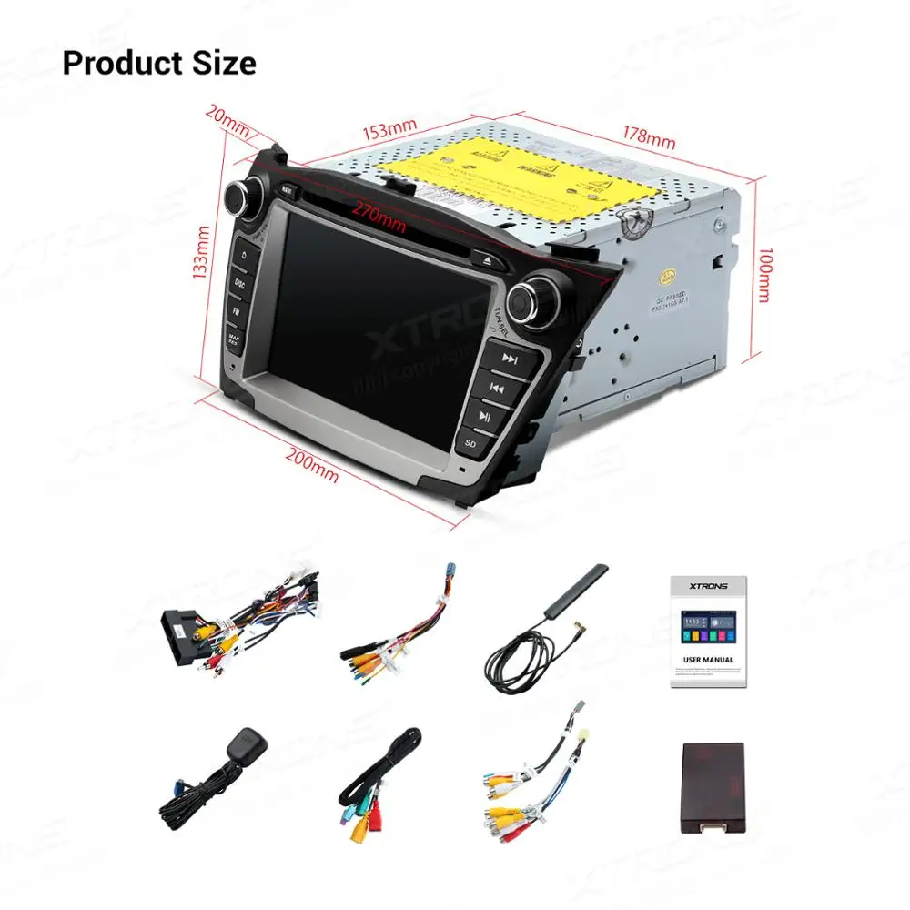 Автомобильный DVD плеер XTRONS Android 10 0 для Hyundai IX35 Tucson 2 го поколения 2009 2010 2011 2012 2013 2014 2015