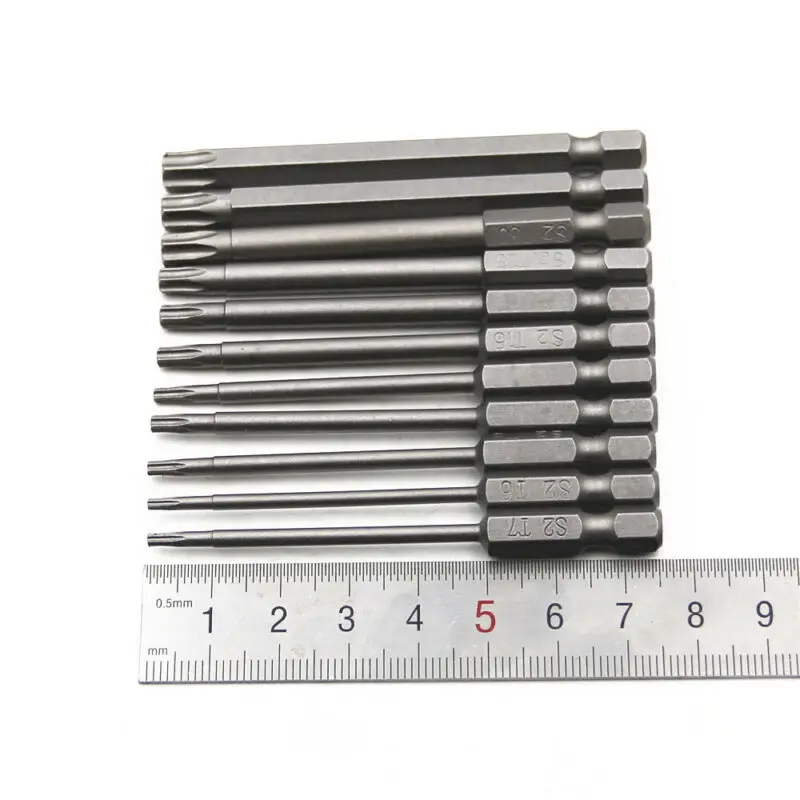 11 шт. Набор бит для отвертки с магнитной головкой|Детали инструментов| |