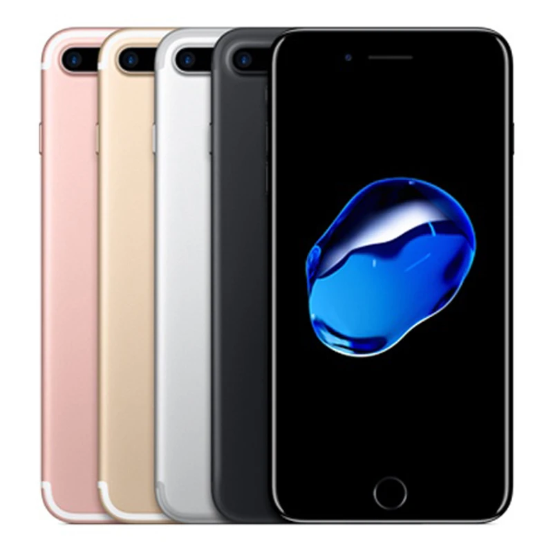 Разблокированный Apple iPhone 7 Plus, 3 Гб оперативной памяти, Оперативная память 32/128 ГБ/256 ГБ Встроенная память iOS Телефон Quad-Core отпечатков пальцев 12MP 4 аппарат не привязан к оператору сотовой связи разблокировать телефон