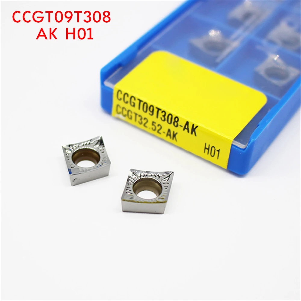 20 шт. CCGT09T308 AK H01 CCGT 09T308 алюминиевый резак лезвие вставка для режущего инструмента