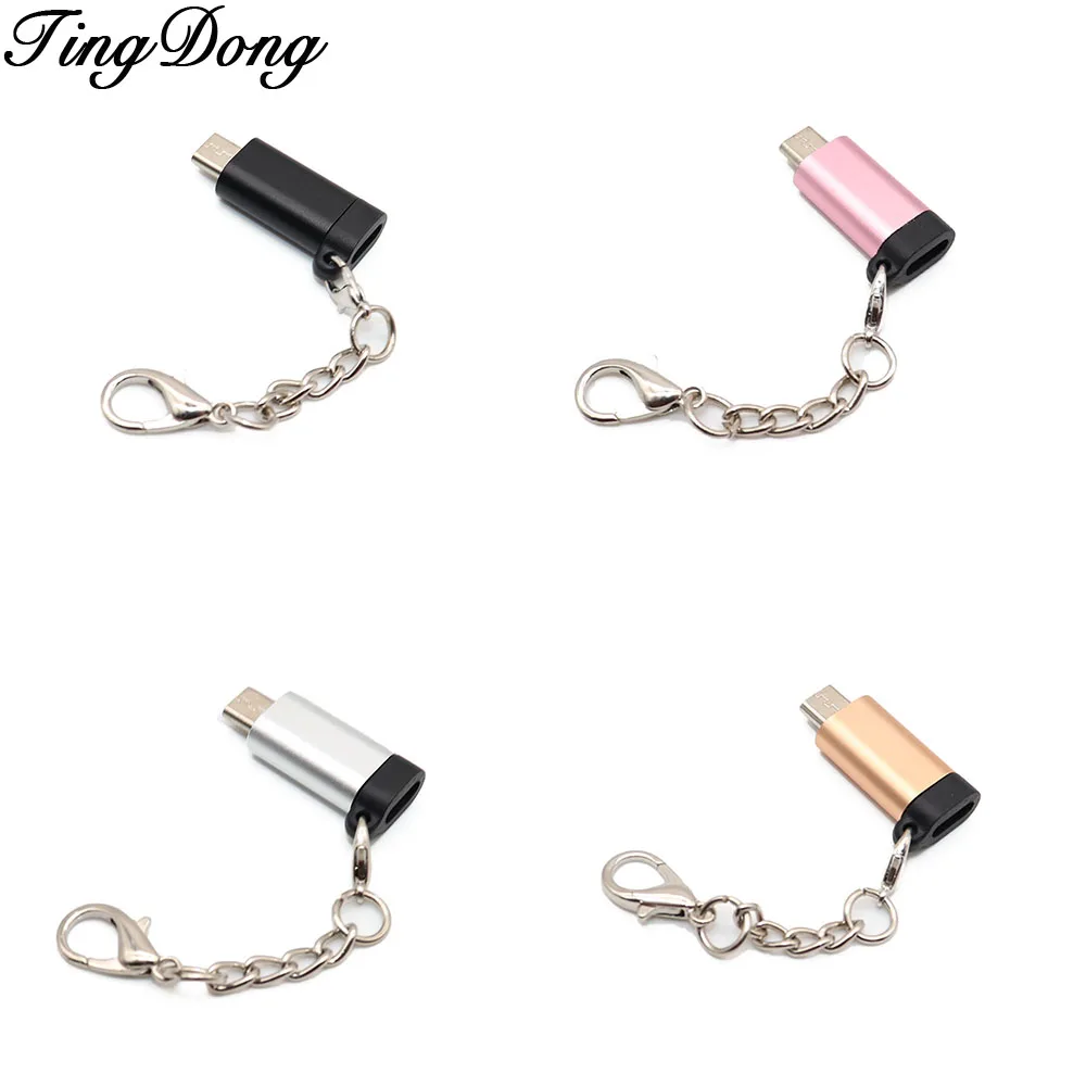TingDong 1 шт. для samsung Xiaomi Lightning 8 Pin Женский к Micro USB Мужской адаптер