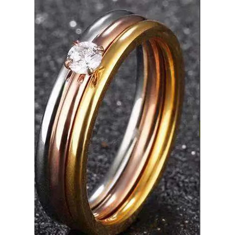 

Milangirl Cubic Zirconia Crystal Engagement Rings // Wedding Ring Jewelry For Women