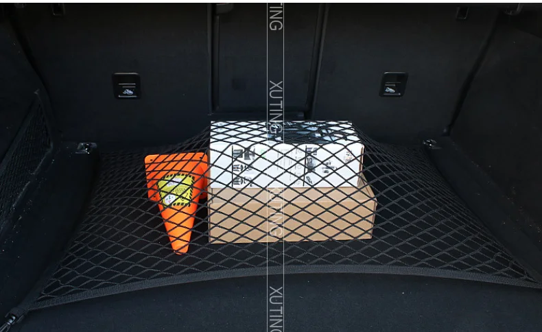 Vtear для VW Tiguan, аксессуары для багажника автомобиля, Сетчатая Сумка для хранения багажа, коробка для груза, эластичная сетка для салона автомобиля