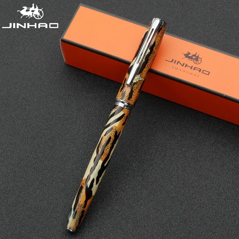 Jinhao 996 леопардовая перьевая ручка новый стиль Роскошная чернильная