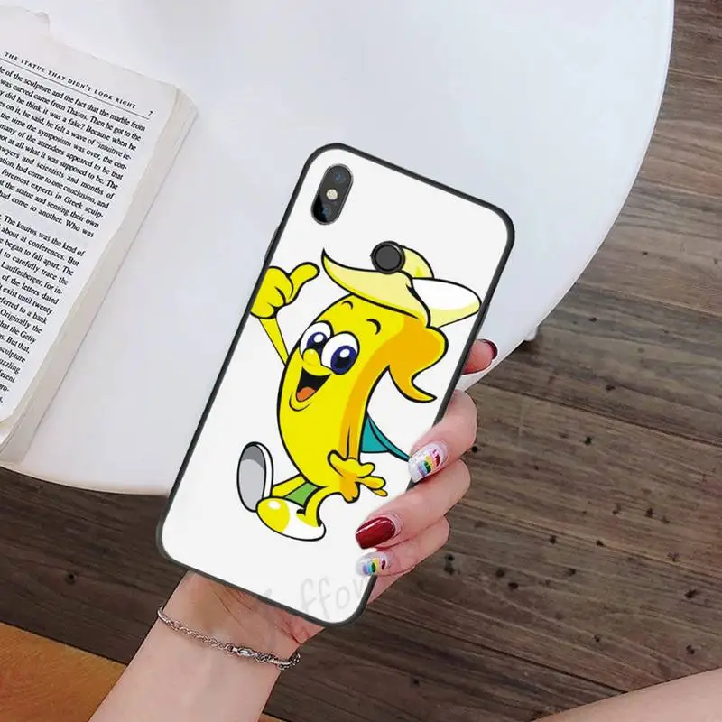 

Cartoon Finger Funny Banana Phone Case For Xiaomi redmi note mi 7 8 9 10 a s t pro max 4G 5g shell coque