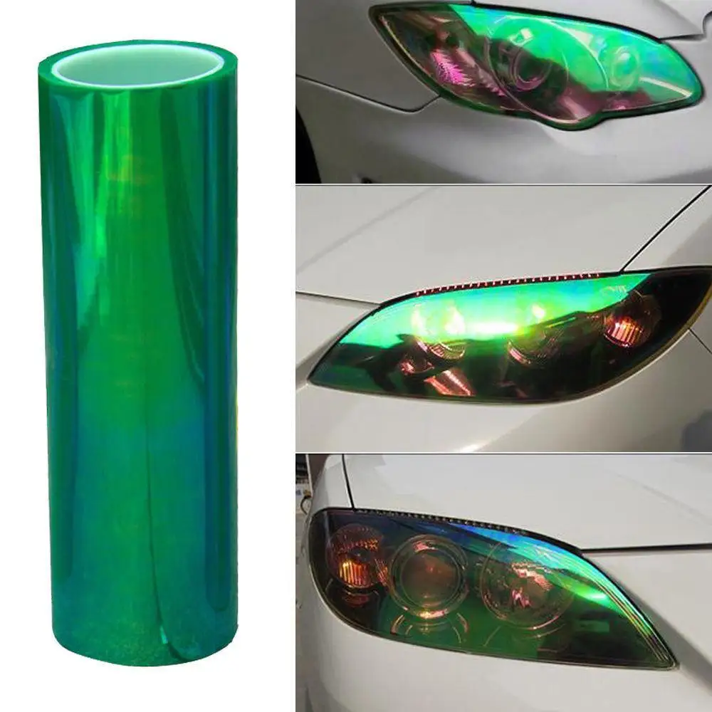 

12 Colors 30*60cm 12"X24" Motorcycle Car Light Headlight Taillight Tint Vinyl Film Sticker Waterproof Easy Stick Auto Decoration