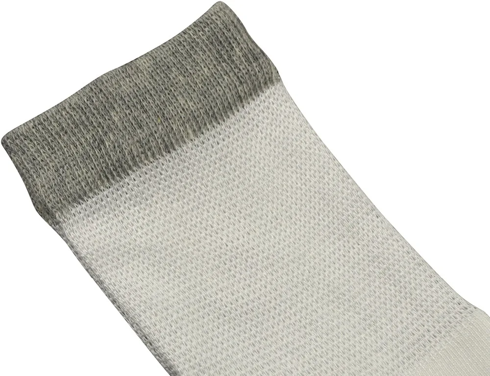 

Womens Bamboo Diabetic Crew Socks With Seamless Toe,6 Pairs Size 9-11