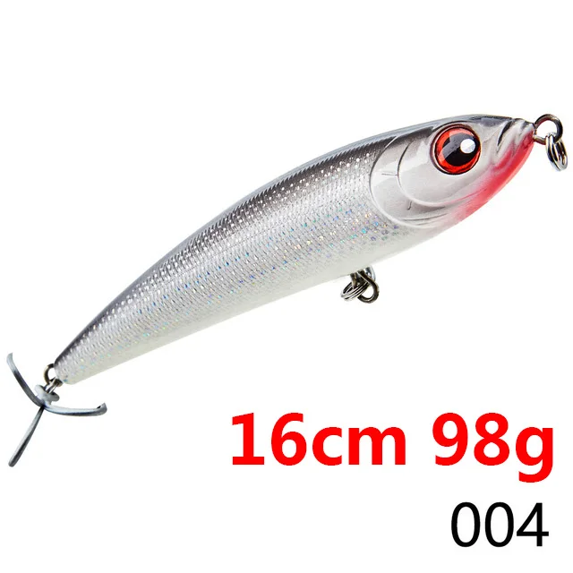 16004 Hunthouse GT stickbait Тонущая приманка карандаш морская жесткая приманка для рыбалки Троллинг приманка Тунец Морская рыбалка Япония крюк Сделано noeby - Цвет: 16004
