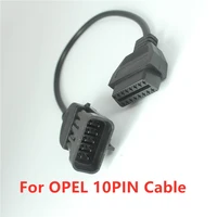 for opel 10pin to 16pin cable obd2 car extension diagnostic tool connector cable 10 pin obd obd2 scan tool diagnostic cable o