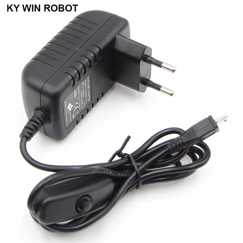 5V3A для Raspberry PI 3 Model B + плюс адаптер питания USB зарядное устройство Блок импульсный