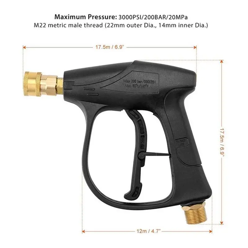 Мощная автомобильная мойка высокого давления 3000 PSI для автомобильного сада