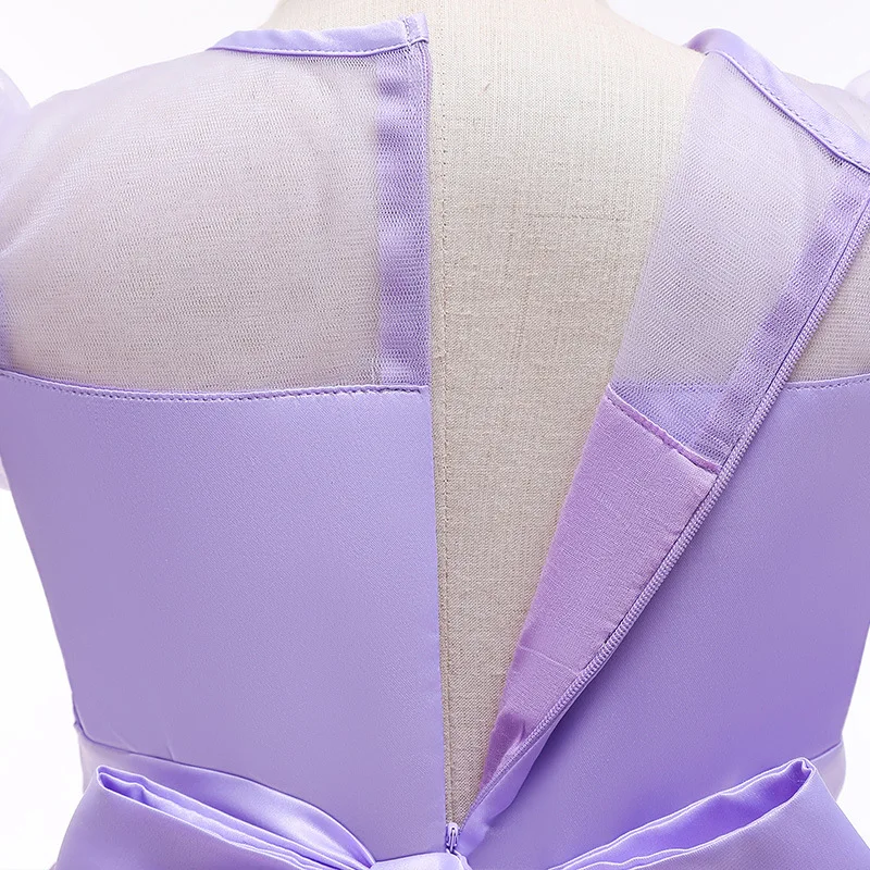 

Snow Queen 2 Halloween Party Costume for Girls Purple Elsa Dress Kids Dresses for Girls Carnival Party Children Cosplay Dress Up