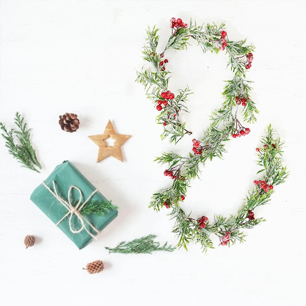 Искусственный венок матовая ягодная Роза рождественское домашвечерние ничное