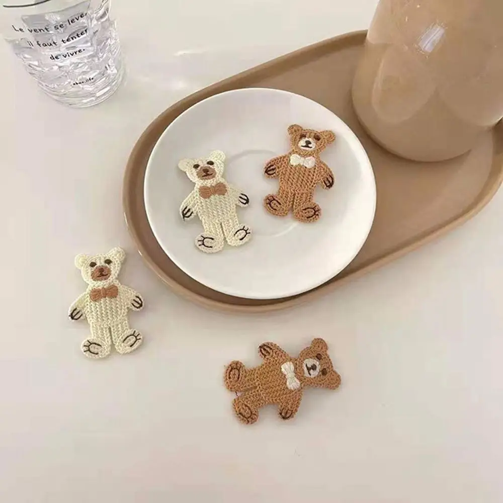 1 шт. заколка для волос с мультяшным медведем милый плюшевый медведь дизайнерский