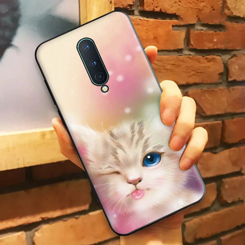 Чехол One Plus 8 для Oneplus Модный милый чехол 1 + силиконовый мягкий из ТПУ телефона