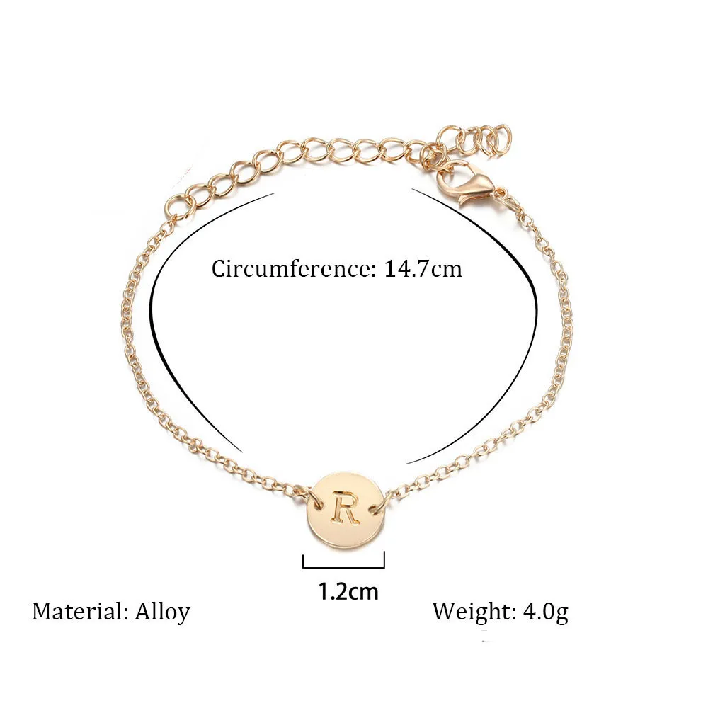 Женский браслет с буквами 26 дюймов | Украшения и аксессуары