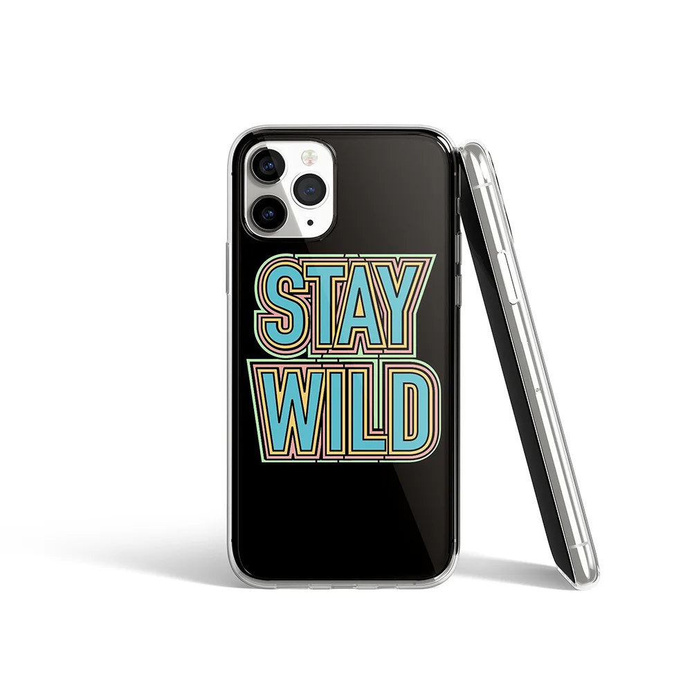 Чехол для сотового телефона 6 1 дюйма с цветными буквами IPhone 11 мягкая задняя