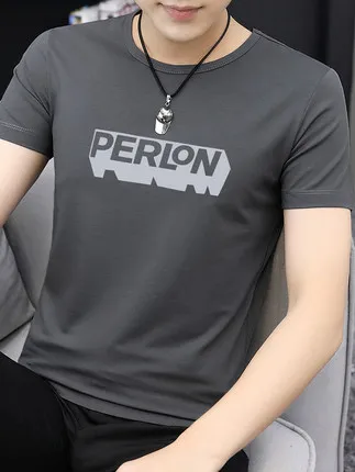 

New summer short-sleeved t-shirt men's trendy men's clothing on the wild 2987