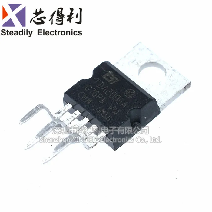 Новый аудио усилитель мощности Tda2003 TO220 Tda2003a, 10 шт./лот, можно непосредственно сфотографировать