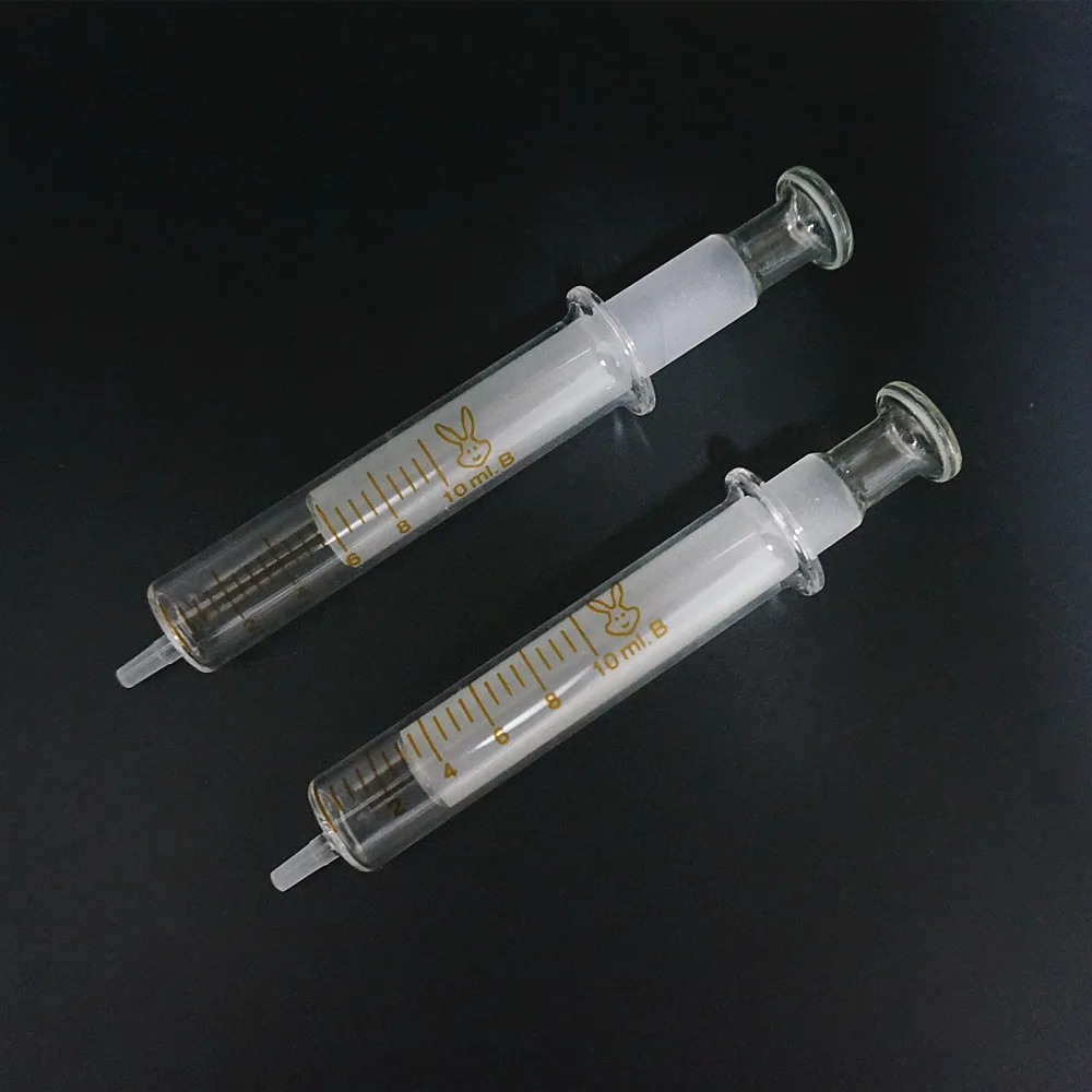 

1pcs 10ml Disposable Glass injection syringe, Liquid Syringe transfer pipette without Needle