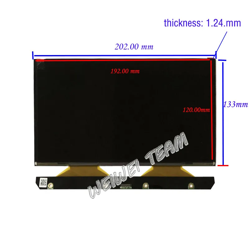 8.9 Inch 4k Monochrome LCD Panel 3d Printer Display for Kelant 4K monochrome s500 mono Lcds Mipi Driver Board | Мобильные телефоны