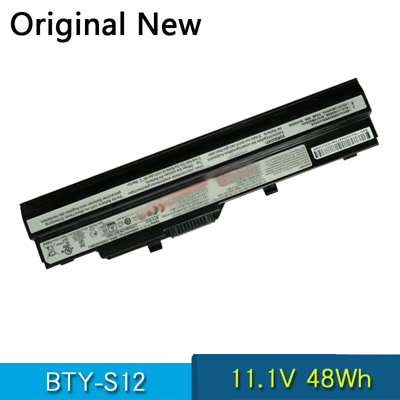 Новый оригинальный BTY S12 ноутбук Батарея для MSI Wind U100 U210 006US U90 LG X110 Medion Akoya мини