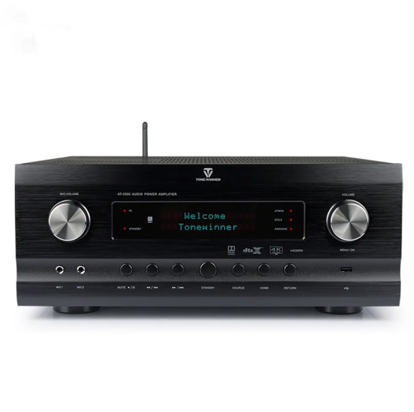 

Winner/AT-2300 7.1. 4 Dolby Panoramic Sounder Power Amplifier Theater Professional High-power Shadow K All-in-one Machine 230wx7