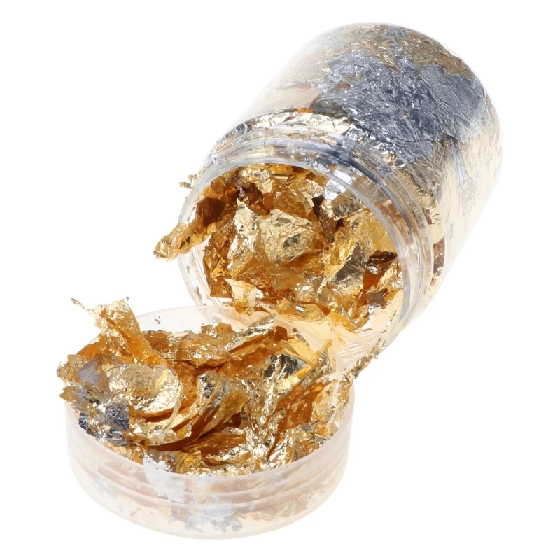 

3g Imitation Golden Leaf Flake Luxury Resin Art Decorations Painting Fillings