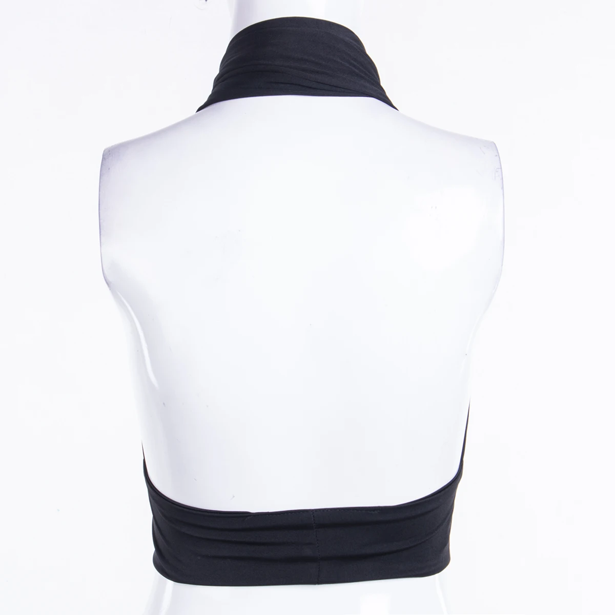 

Women Sexy Crop Top Strappy Cross Over Front Cut Out Halter Neck Sleeveless Crop Top Bandage Vest Summer Tops Woman Clothes