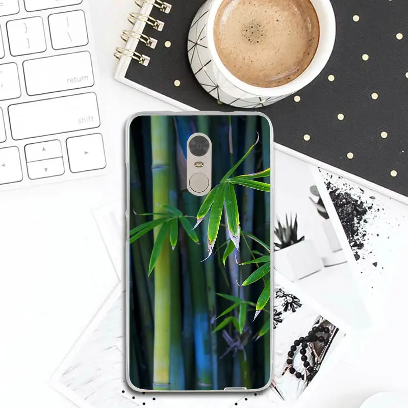 Абстрактные Бамбуковые Тени абстрактные мягкие ТПУ Силиконовые для Xiaomi Redmi Note 3 3S