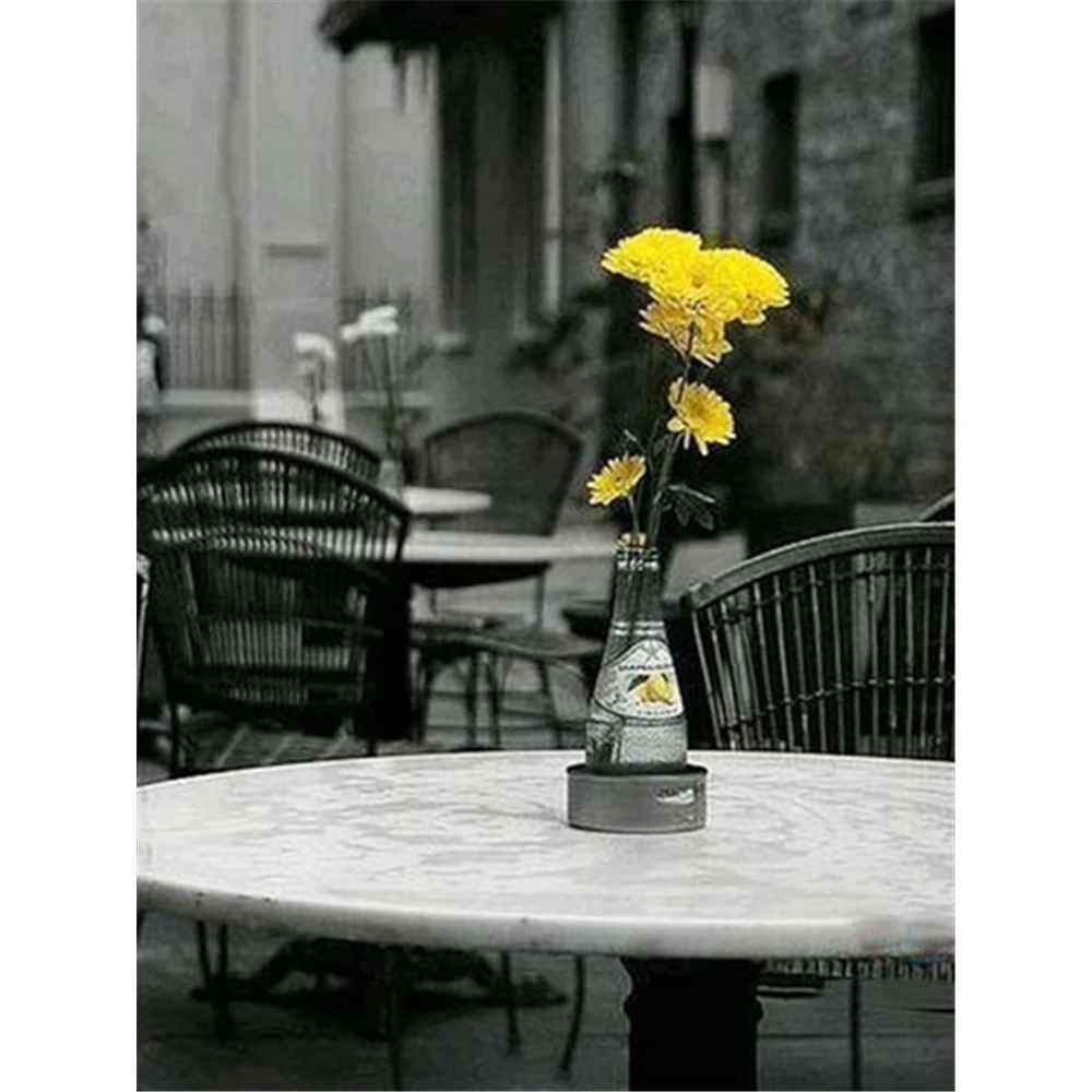 

Черно-белый пейзаж DIY 3D полная Алмазная вышивка алмазная живопись Алмазная мозаика набор для домашнего декора рождественские хобби