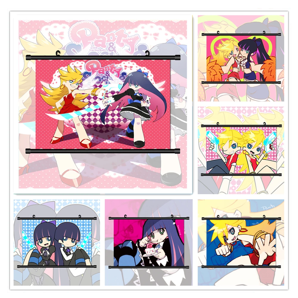 Аниме-трусики и чулки с подвязками Холст Картина Декор помещения плакаты печать