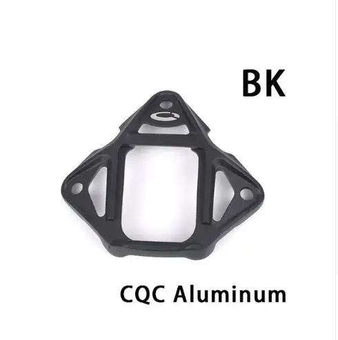 BK WADSN CQC алюминиевый трехотверстие NVG Крепление Адаптер шлем VAS кожух тактические страйкбольные шлемы военные охотничьи крепления и аксессуары - Цвет: BK
