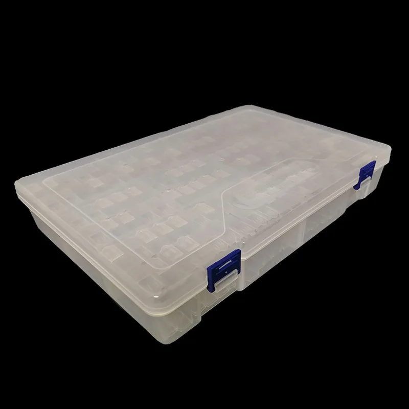 

42/64/84/124pcs Plastic 5d Diamond Painting Accessories box Beads Display Storage Box For Diamond Embroidery Cross Stitch Tools