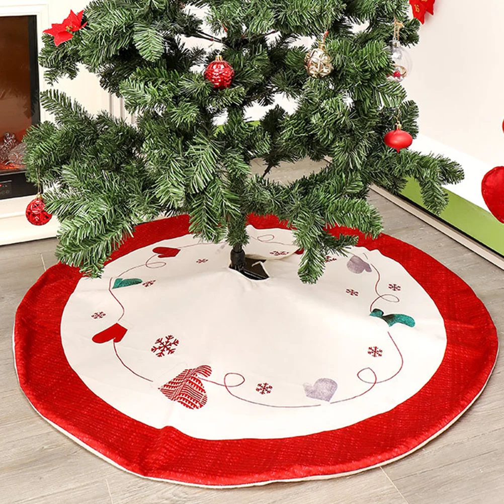 

Юбка на рождественскую елку, 2 шт., 120 см, фетровая ткань, основа для рождественской елки, украшение, фартук с запахом