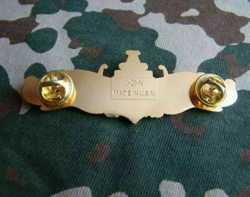 Военный офицер ВМС США Поверхностная война шляпа лацкан булавка металлический