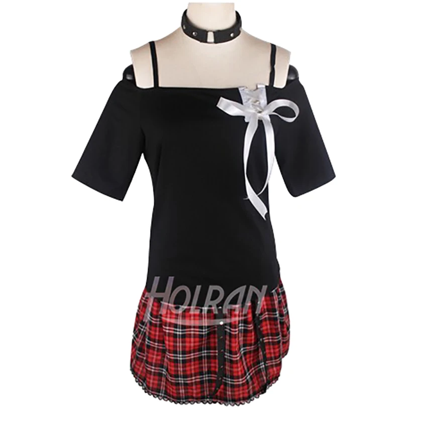 

Hot Cartoon Assassination Classroom Cosplay Costume Cos Shiota Nagisa Women's Wear Punk Girls Halloween Party Dress