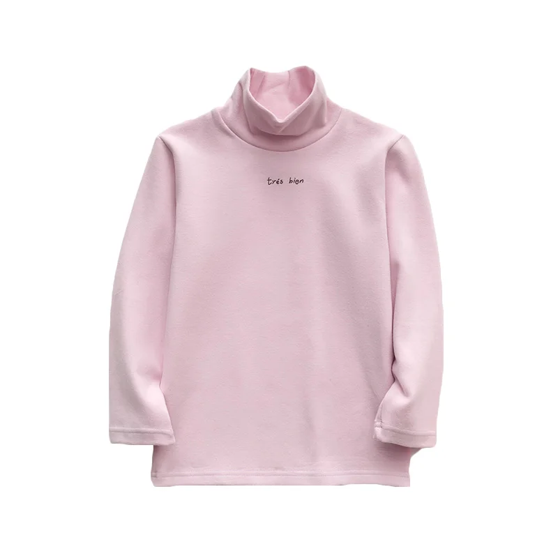 Детская футболка NANJIREN Осенний хлопковый двусторонний теплый детский топ для