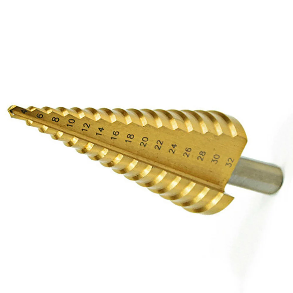 

1pc Step drill bit High speed steel Drilling Reaming Chamfering Repair
