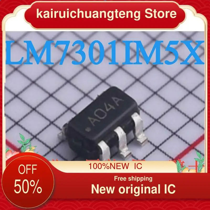 

10-200PCS LM7301IM5X SOT23-5 A04A New original IC