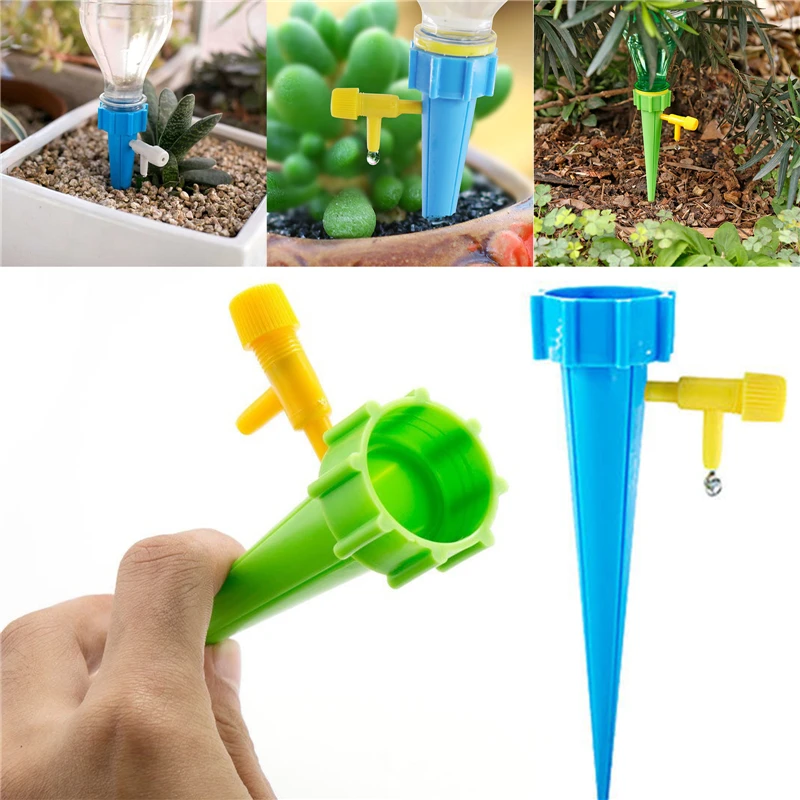 

3/6/12pcs Auto Drip Irrigation Automatic Watering for Flowers Irrigation System Watering Potted Watering Spike Kit for Plants