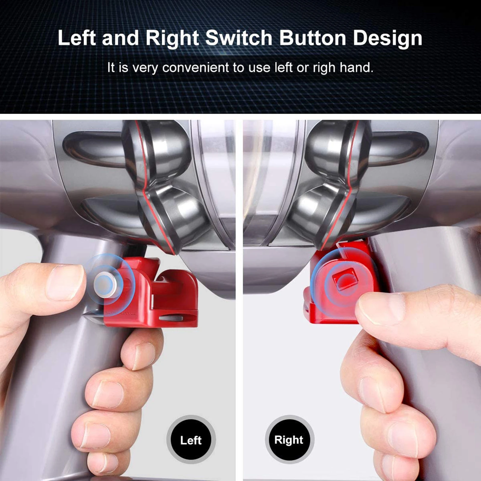 

Bathroom Accessories Vacuum Cleaner Power Button Lock Accessories Trigger Lock Suitable For Dyson V11 V10 Plastic