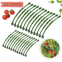 1224pcs adjustable expandable stake arms plastic plant bracket for garden tomato climbing support plant vine network connector