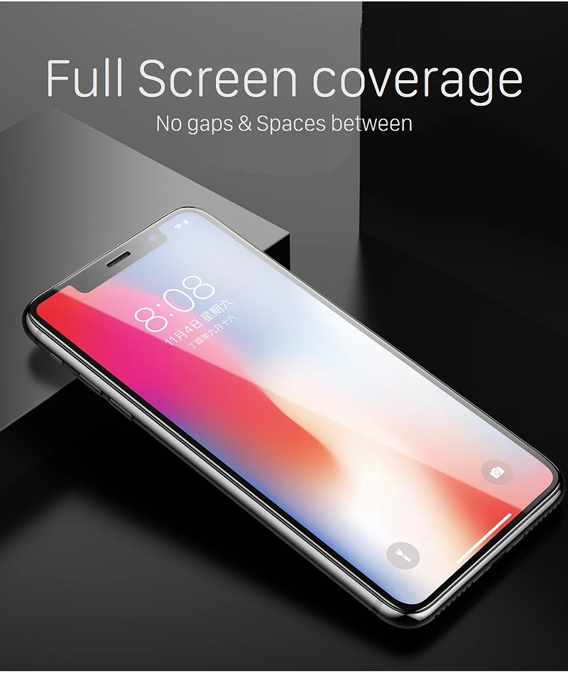 Закаленное стекло для Apple Iphone 11 PRO MAX XR XS MAX 6 7 8 PLUS стекло полное покрытие пленка для экрана 9H 2.5D